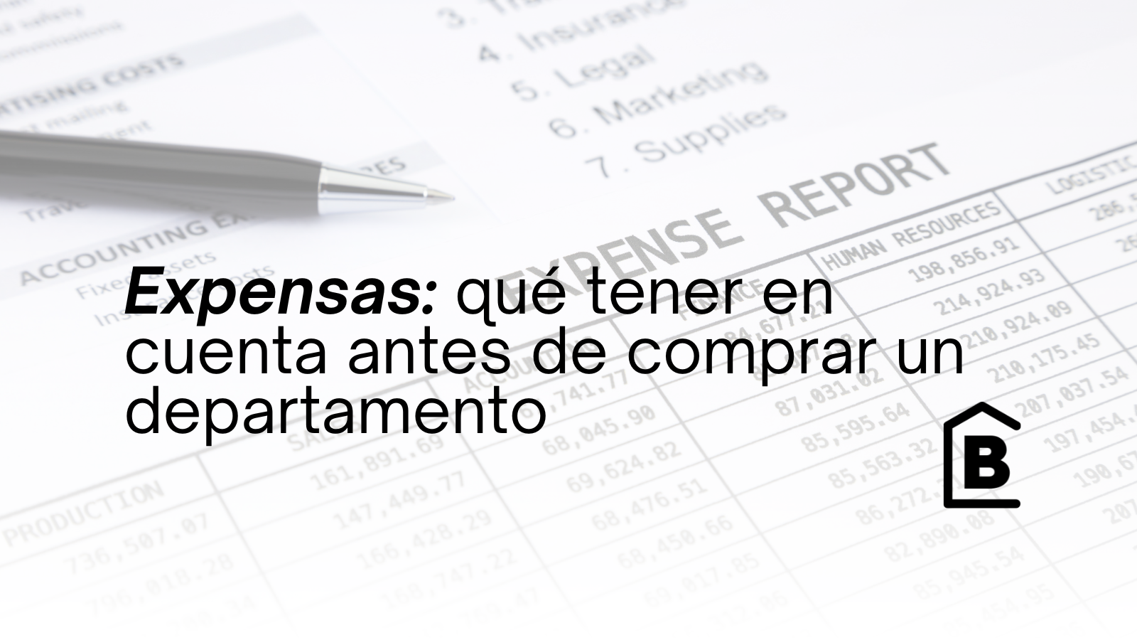 ¿Qué importancia tienen las expensas al comprar un departamento?